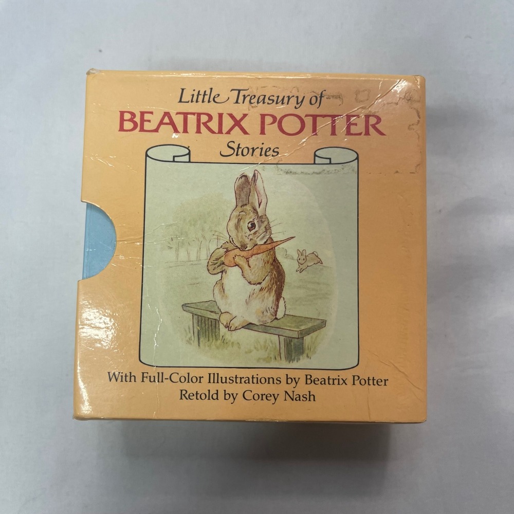 Little Treasury of Beatrix Potter Stories 6 Board Book Set 1985 Gramercy Books